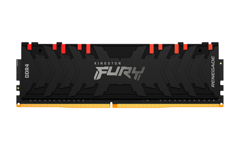 KF436C16RB12A/16 - Memória de 16GB DIMM DDR4 3600Mhz FURY Renegade RGB 1,35V CL16 2Rx8 288 pinos para desktop/gamers.