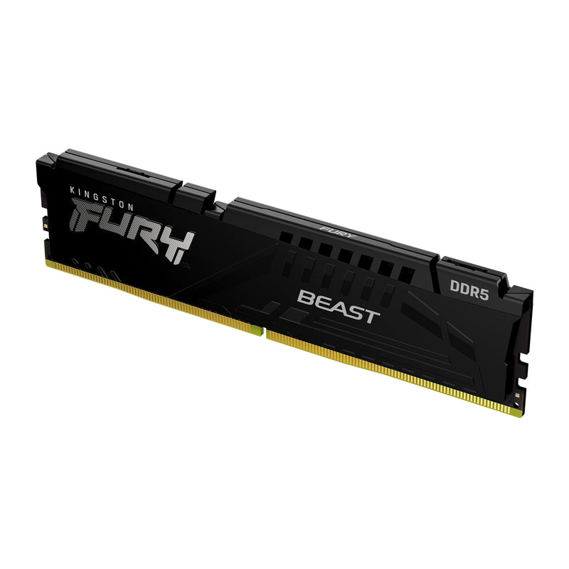 KF560C36BBE2-16 - Módulo de memória de 16GB DIMM DDR5 6000Mhz CL36 FURY Beast Black 1,35V 1Rx8 288 pinos para desktop / gamers (Revisão 2).