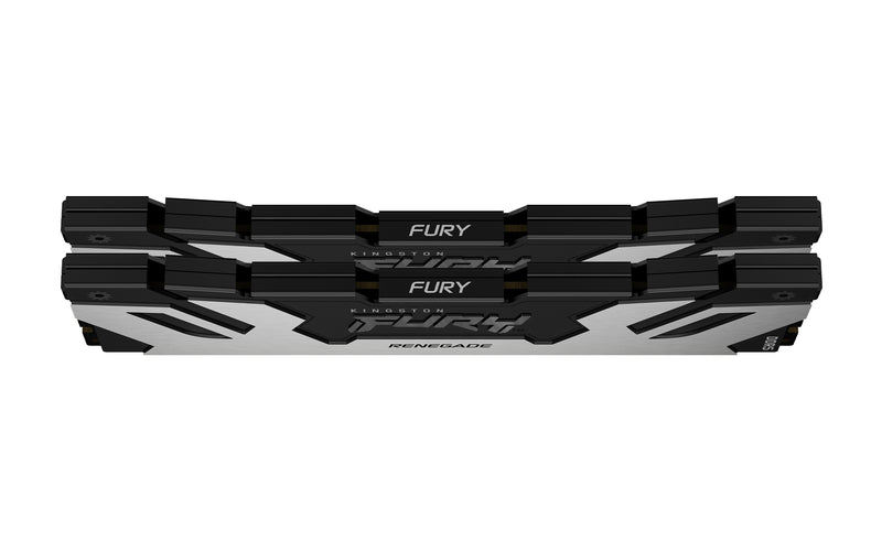 KF584CU40RSK2-48 - Kit de módulos de memória de 48GB (2 x 24GB) CUDIMM DDR5 8400Mhz FURY Renegade Silver 1,45V 1Rx8 288 pinos para desktop / gamers.