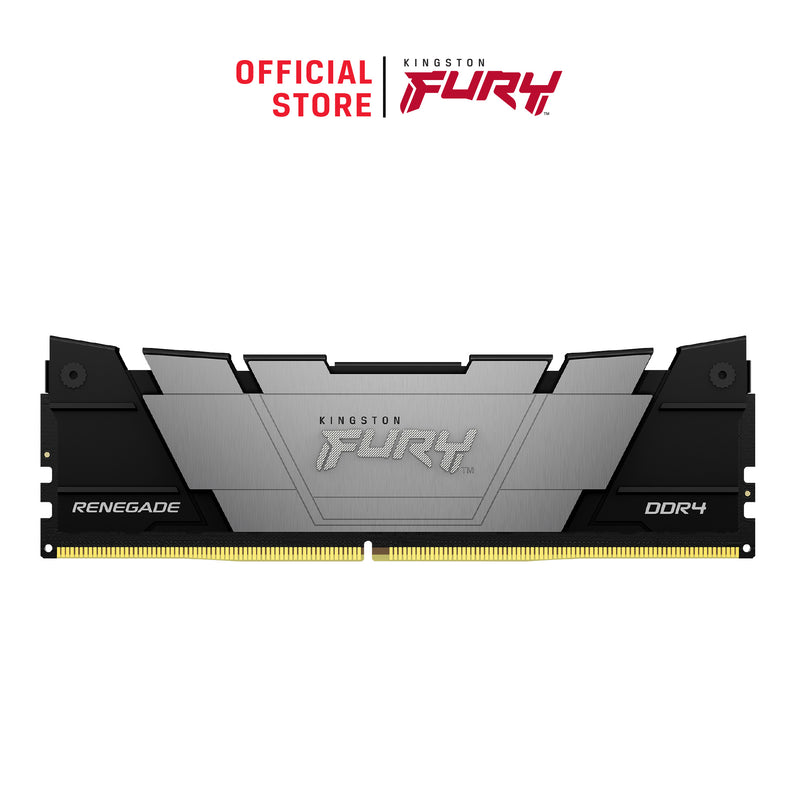 KF436C16RB12/16 - Memória de 16GB DIMM DDR4 3600Mhz FURY Renegade Black 1,35V CL16 2Rx8 288 pinos para desktop/gamers.