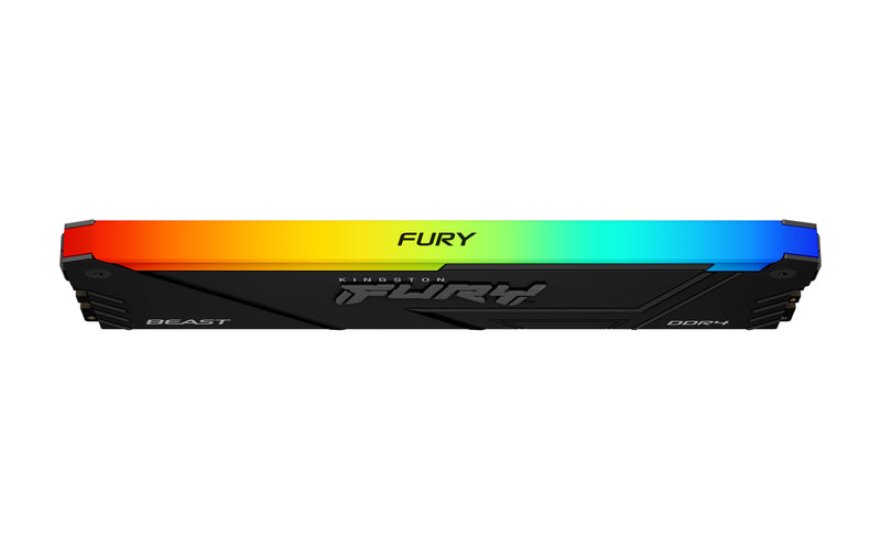 KF432C16BB2A/32 - Memória de 32GB DIMM DDR4 3200Mhz FURY Beast RGB 1,35V CL16 2Rx8 288 pinos para desktop/gamers.