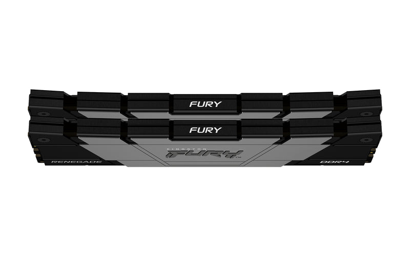 KF440C19RB2K2/16 - Kit de memórias de 16GB (2 x 8GB) DIMM DDR4 4000Mhz FURY Renegade Black 1,35V CL19 1Rx8 288 pinos para desktop/gamers.