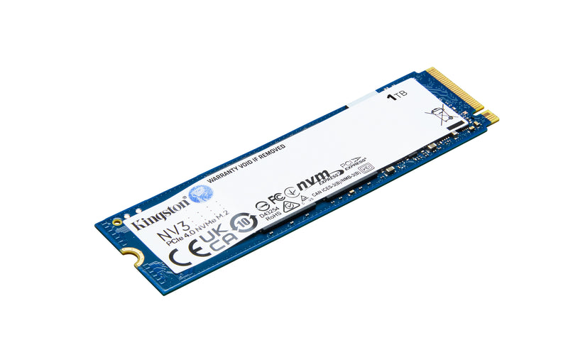 SNV3S/1000G - SSD de 1TB padrão NV3 formato M.2 2280 NVMe 4.0 Gen 4x4 ultra rápido (Leitura/Gravação: 6000/4000 MB/seg).