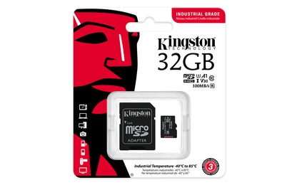 SDCIT2/32GB - Micro SDHC de 32GB uso Industrial classe C10 A1 tipo pSLC com adaptador SD.